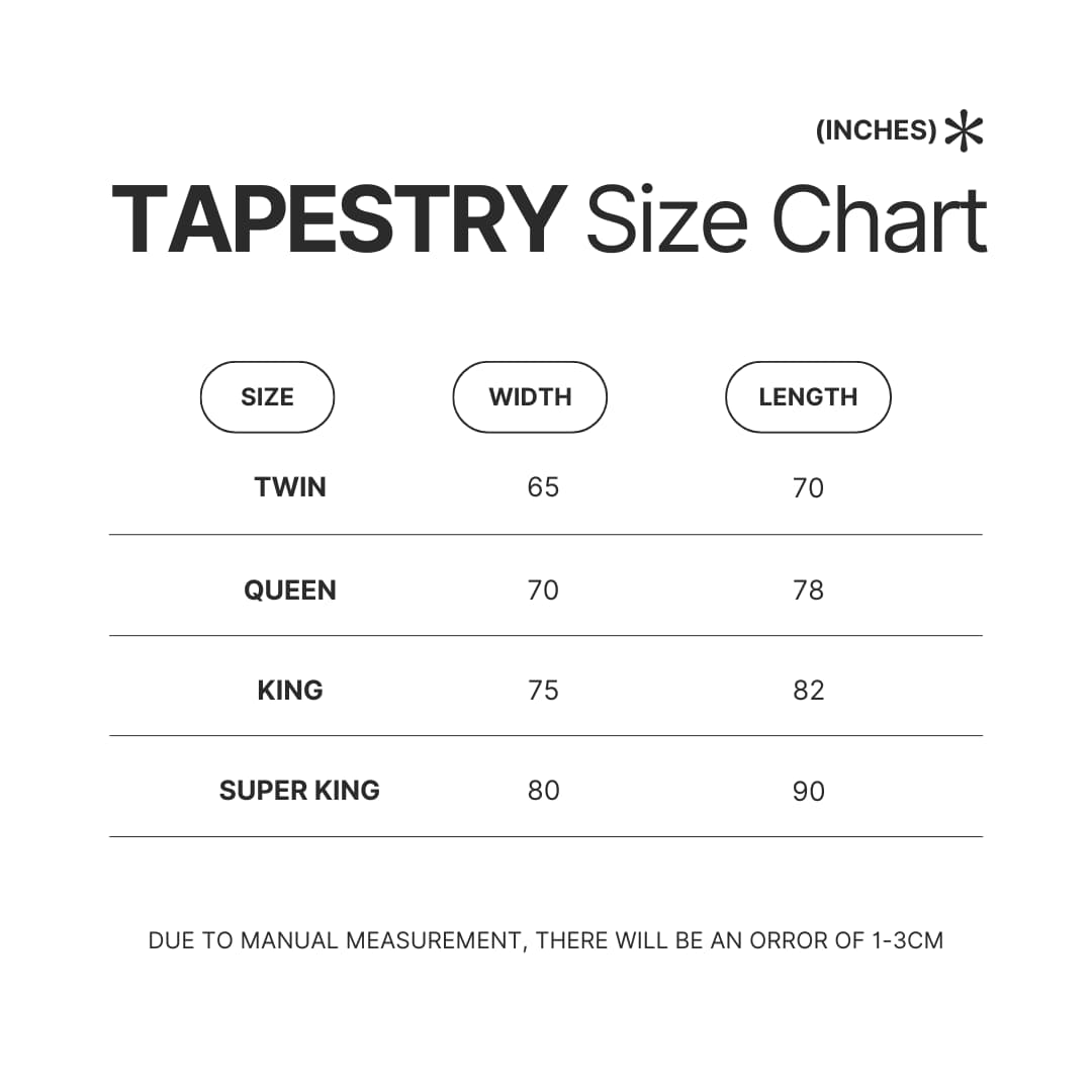 Tapestry Size Chart - Dachshund UK Store