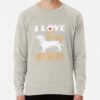 ssrcolightweight sweatshirtmensoatmeal heatherfrontsquare productx1000 bgf8f8f8 10 - Dachshund UK Store