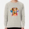 ssrcolightweight sweatshirtmensoatmeal heatherfrontsquare productx1000 bgf8f8f8 13 - Dachshund UK Store