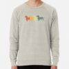 ssrcolightweight sweatshirtmensoatmeal heatherfrontsquare productx1000 bgf8f8f8 17 - Dachshund UK Store