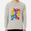 ssrcolightweight sweatshirtmensoatmeal heatherfrontsquare productx1000 bgf8f8f8 2 - Dachshund UK Store
