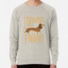 ssrcolightweight sweatshirtmensoatmeal heatherfrontsquare productx1000 bgf8f8f8 23 - Dachshund UK Store