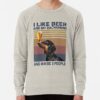 ssrcolightweight sweatshirtmensoatmeal heatherfrontsquare productx1000 bgf8f8f8 6 - Dachshund UK Store
